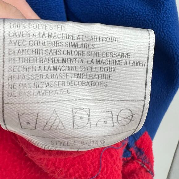 Vintage REEBOK NFL TEAM APPAREL NY GIANTS Zip Fleece Pullover Adult men size XL - Picture 5 of 7